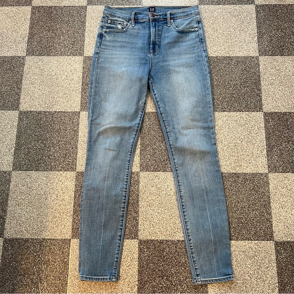 GAP Women's Skinny Jeans- Light Blue Size 8 - Picture 2 of 13